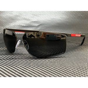 Prada Black Rubber Men Sunglasses! New w/ box